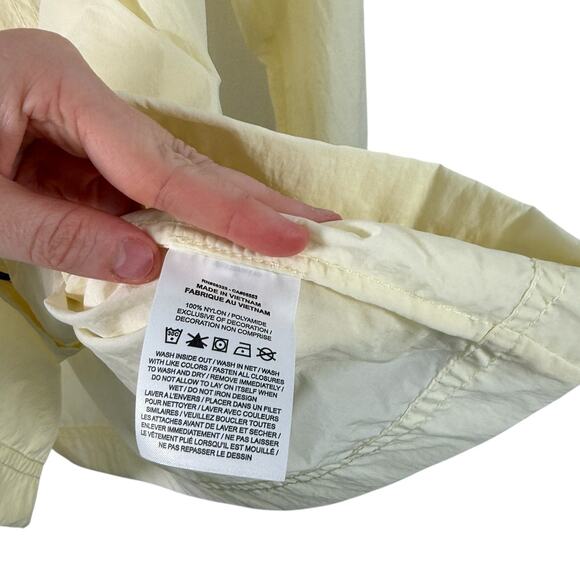 Nike Unlined Coaches Jacket Yellow Coconut Milk Embroider DM5055-113 NEW Mens XL - Picture 7 of 9